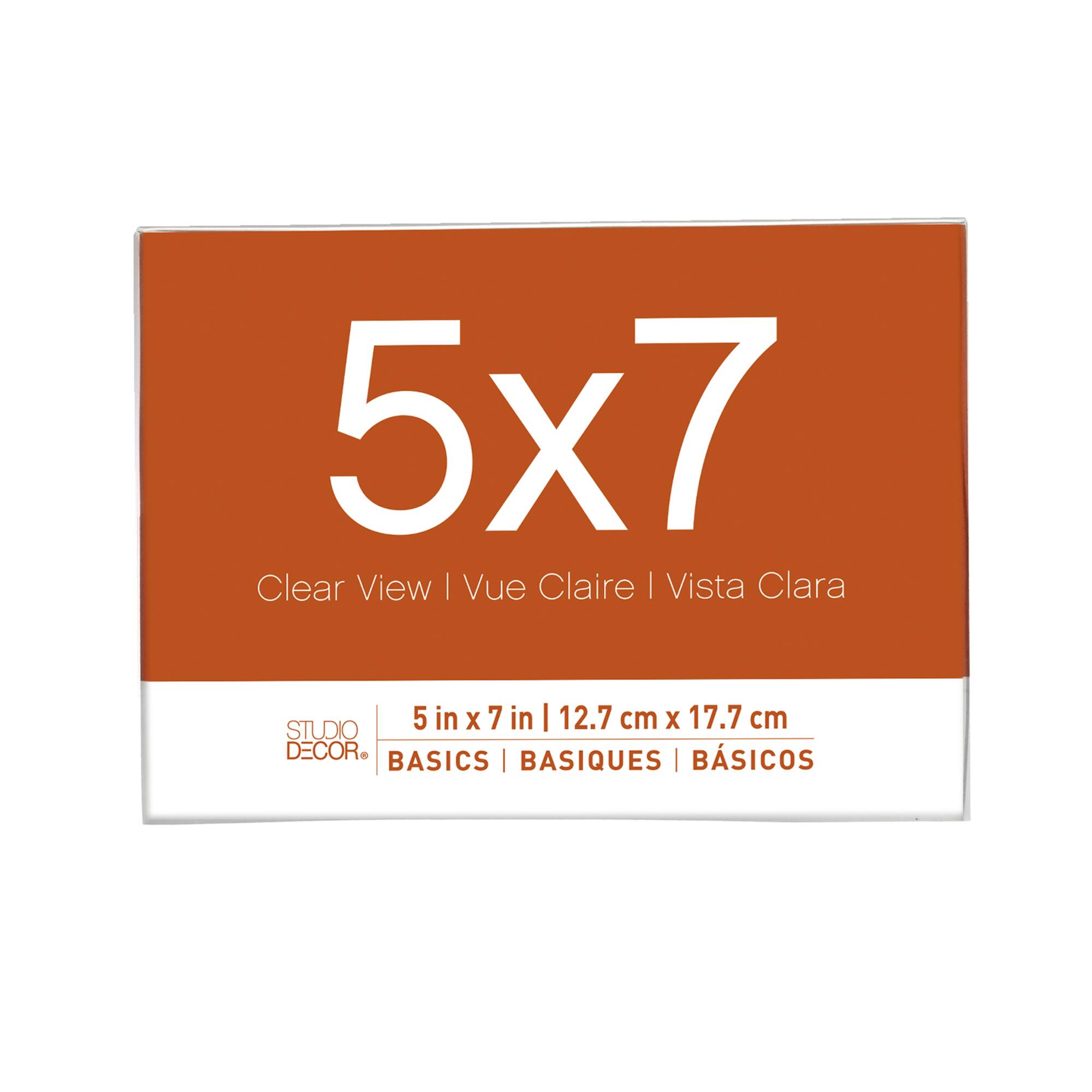 24 Pack: Acrylic Horizontal Bent 5" x 7" Frame, Basics by Studio Décor®